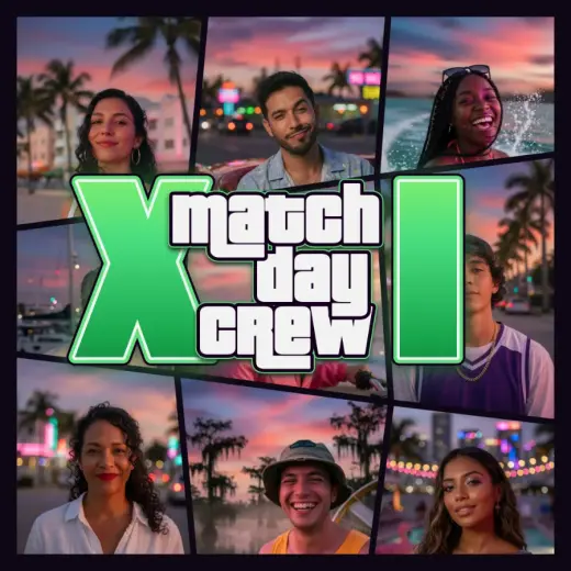 Match day crew poster in the Shards layout